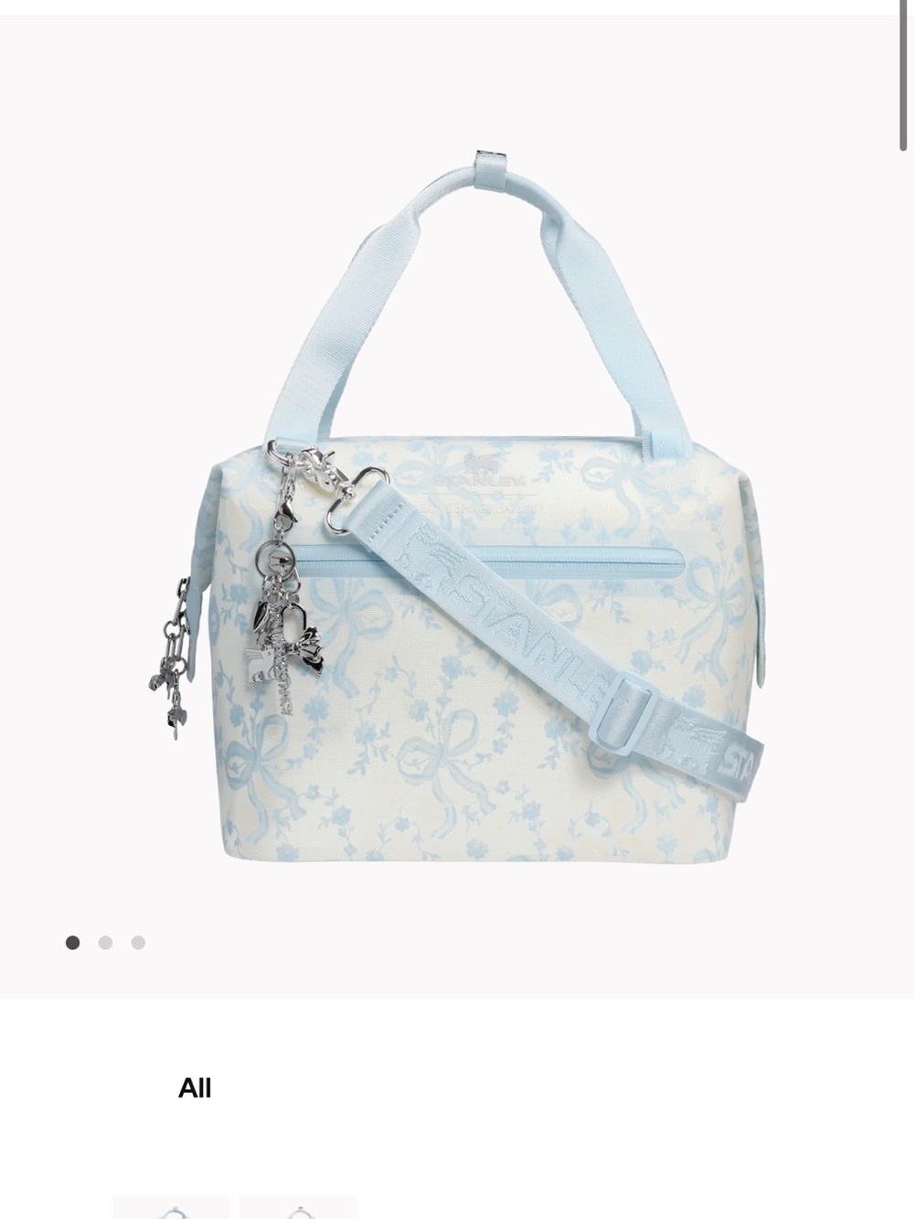 LoveShackFancy x Stanley 1913 Julienne mini cooler tote winter ice 7.4 Qt
